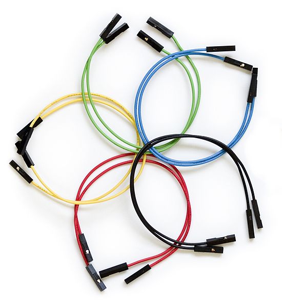 Jumper Wires Premium 12 M/F Pack of 10 - PRT-09385 - SparkFun