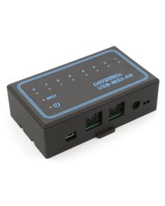 MIDI Controlled 8 Relays Module USB-MIDI-R8 Antratek Electronics