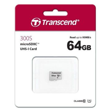 64GB MicroSDXC Card TRA-TS64GUSD300S Antratek Electronics