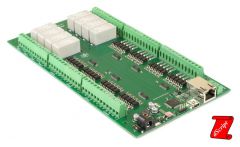 Programmable Ethernet Module with 8 Relays, 40 opto inputs (5-30V) and RS485 dS2408 Antratek Electronics