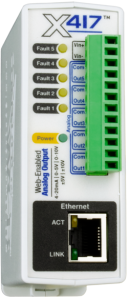Web-Enabled 5 Channel Analog Output Module X-417:5-I Antratek Electronics