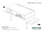 Rack Mount Kit Universal for 4C/4PS/4KS NETIO-RM4 Antratek Electronics