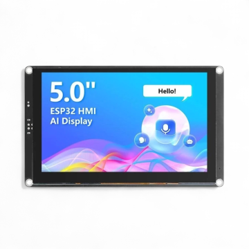 CrowPanel Advance 5“ HMI ESP32-S3 IPS Touch Screen - With Acrylic Case DIS02050A-1-with-case Antratek Electronics